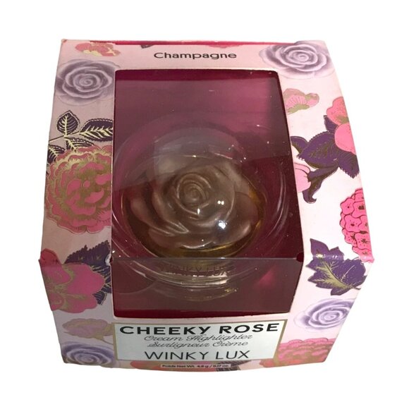 Winky Lux Cheeky Rose Cream Highlighter CHAMPAGNE Shade Vegan & Cruelty-Free - Picture 1 of 4